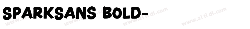 SparkSans Bold字体转换